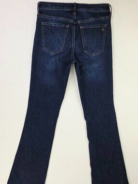 Jessica Simpson Mid Rise Boot Women 27X33 Size 4/27 Blue Denim Pocket Logo Jeans